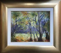 Barta Mária erdőben 24x30